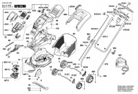 Bosch 3 600 H81 601 ROTAK 34 LI (ERGOFLRX) Lawnmower Spare Parts